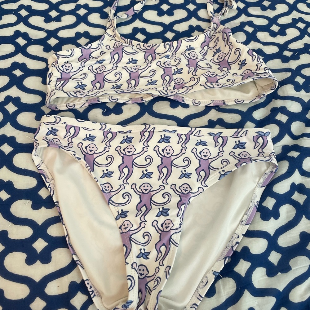 purple money roller rabbit bikini size 12